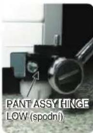 PANT ASSY HINGE LOW (spodní)