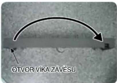 OTVOR VÍKA ZÁVĚSU
