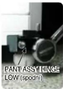 PANT ASSY HINGE LOW (spodni)