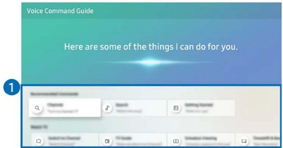 SAMSUNG UE65NU7100K - Více o službě Voice Command Guide - 1