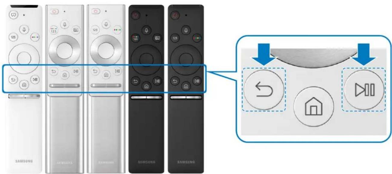 SAMSUNG UE65NU7100K - Připojení ovladače Dálkové ovládání Samsung Smart k televizoru - 1