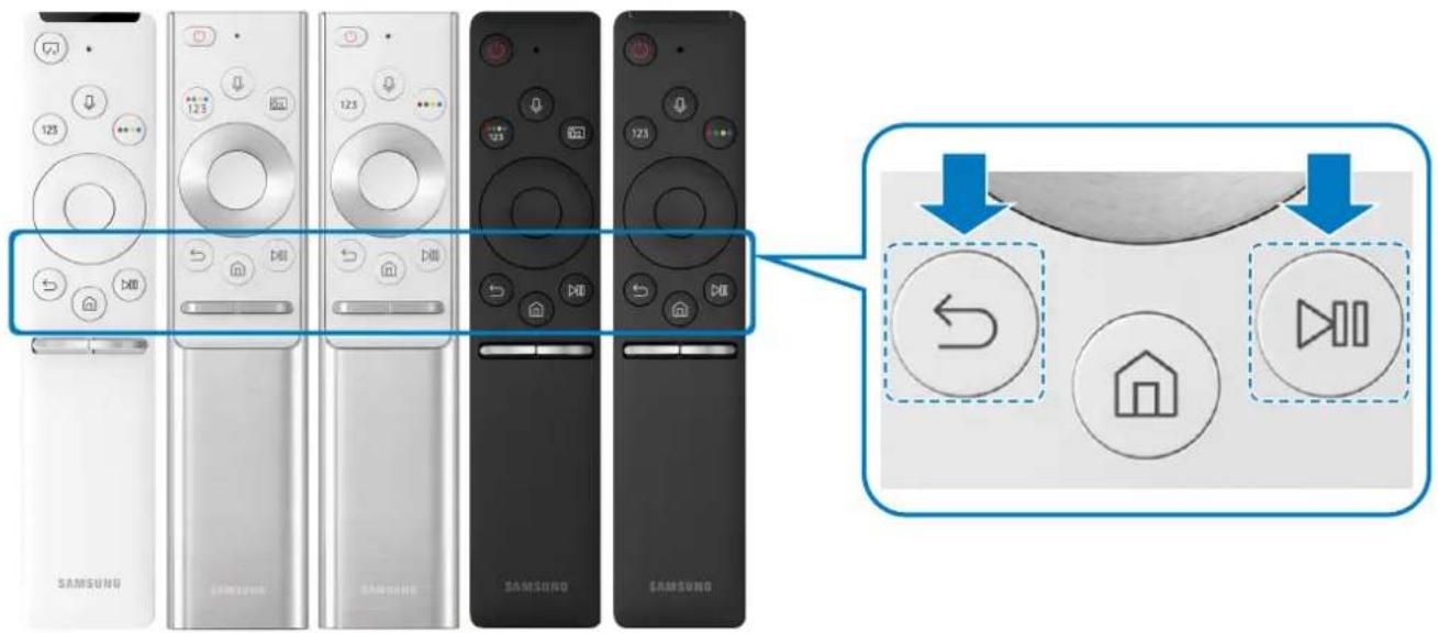 SAMSUNG UE65NU7100K - Připojení ovladače Dálkové ovládání Samsung Smart k televizoru - 1