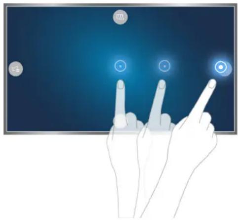SAMSUNG UE43J5672SU - (MENU/123) > MENU > Systém > Ovládání pohyby > Ovládání pohyby - 1