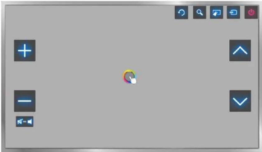 SAMSUNG UE48H6705ST - Rozvržení funkce Ovládání pohyby na obrazovce služby Smart Hub - 1