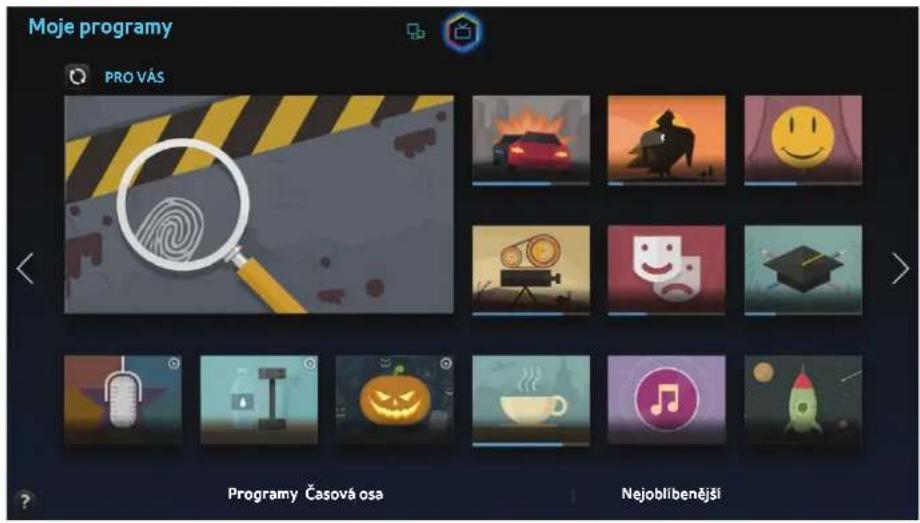 Moje programy PRO VÁS Programy Časová osa Nejoblibenější