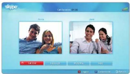 skype Call Duration 01:30 Anna Jane Call End Video Cat Music MC Hot Logout Contact List Return