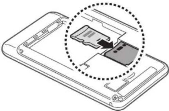 SAMSUNG YP-GI1CW - Vložení pamětové karty (nepovinné) - 3