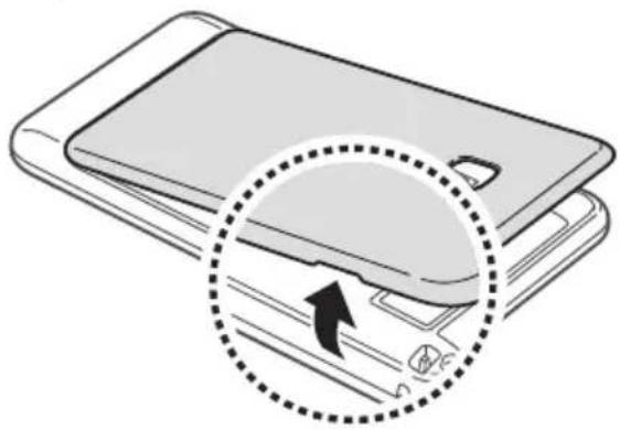 SAMSUNG YP-GI1CW - Vložení baterie - 1