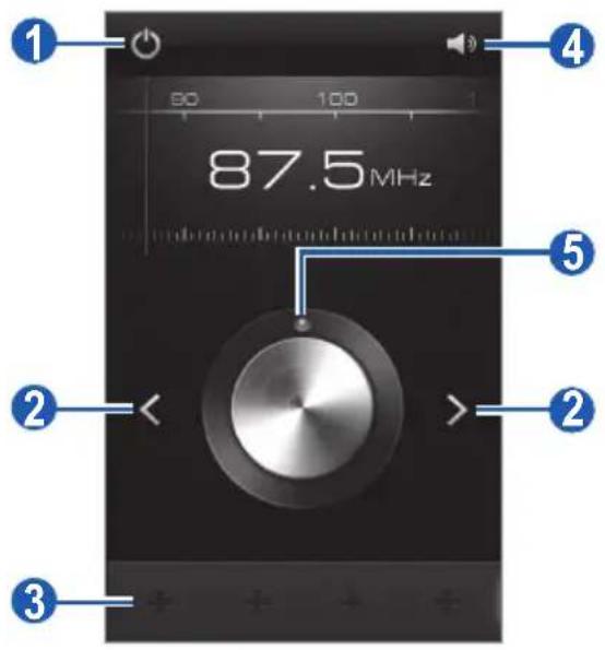SAMSUNG YP-G70EW - > Poslech FM rádia - 2
