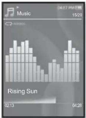 Music 04:27 PM 15:20 Rising Sun 02:13 04:28