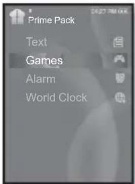 Prime Pack Text Games Alarm World Clock
