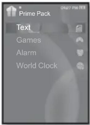Prime Pack Text Games Alarm World Clock