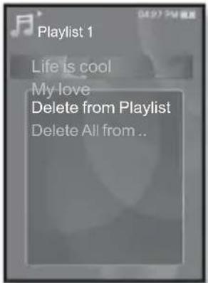 Playlist 1 Life is cool My love Delete from Playlist Delete All from ..