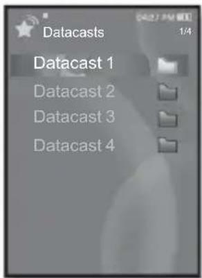 Datacasts 1/4 Datacast 1 Datacast 2 Datacast 3 Datacast 4