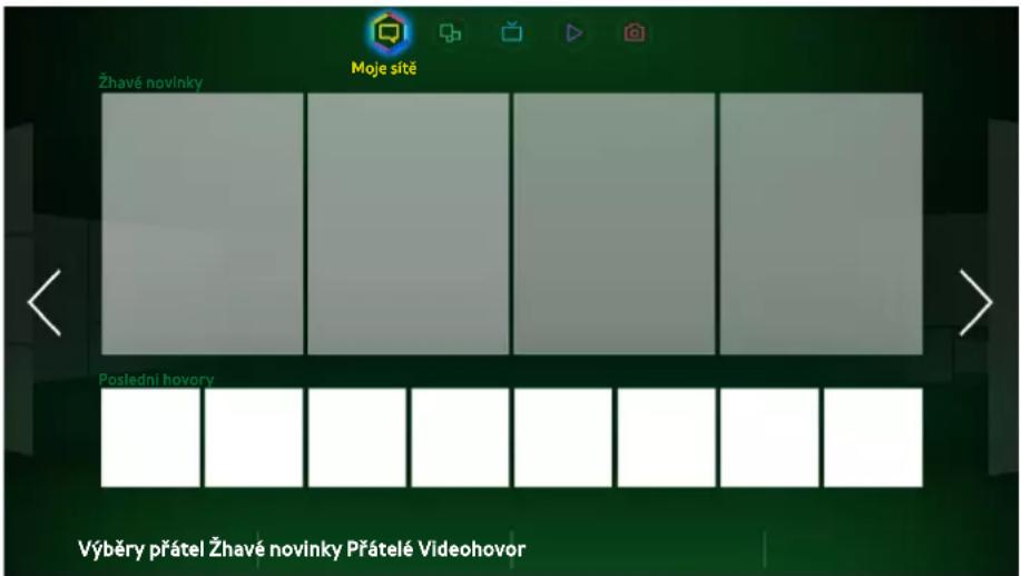 Žhavé novinky Moje sitě Poslední hovory Výběry přátel Žhavé novinky Prátelé Videohovor