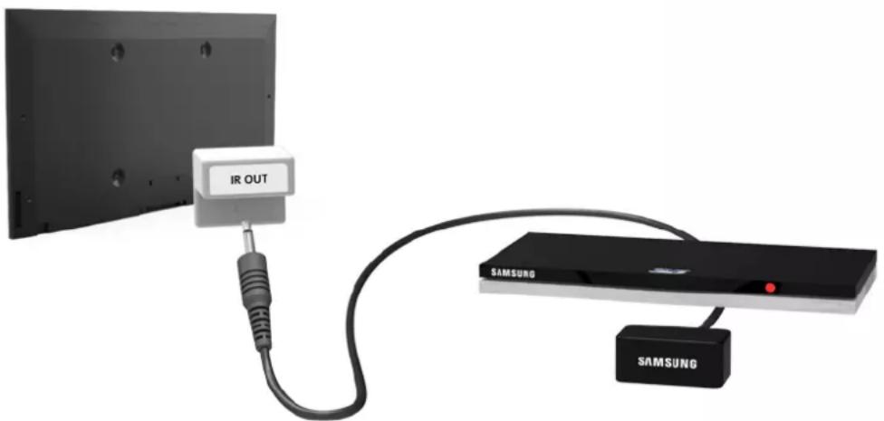 SAMSUNG UE65F9005ST - Připojení prodlužovacího kabelu IR - 1