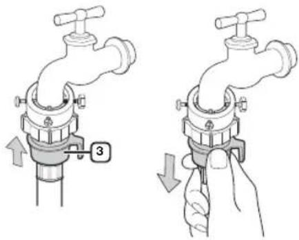 SAMSUNG WF1802LSW2/YLE - Připojení hadice přívodu vody (vybrané modely) - 4