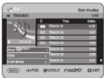 CD TRACK01 Szn Hudby 1/16 Č. Titul Delka TRACK 01 4:19 002 TRACK 02 3:57 003 TRACK 03 3:57 004 TRACK 04 4:03 Hraci Rez TRACK 05 4:09 Výbár TRACK 06 5:08 Zvolt Media TRACK 07 3:31 Amkey POS. ZVOLIT NAZPÉT EXIT