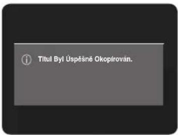 Titul Byl Úspěšné Okopírován.
