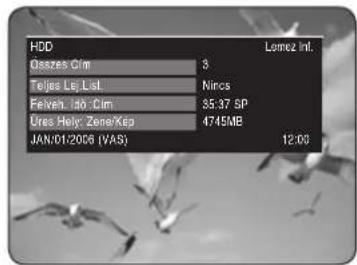 HDD Osszes Cim 3 Teljes Lej LisL Nincs Feiven 180 Cim 85:37 SP Ures Holy Zene/Kep 4745MB JAN/01/2006 (VAS) 12:00