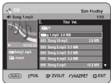 CD Song 1.mp3 Szn Hudby 1/10 C. Titul Vel. ROOT g 1.mp3 3.8 MB 002 Song 10.mp3 3.8 MB 003 Song 2.mp3 5.1 MB 004 Song 3.mp3 9.2 MB 005 Song 4.mp3 5.2 MB 006 Song 5.mp3 10.3 MB Anykey POS ZVOLIT NAZPÉT EXIT
