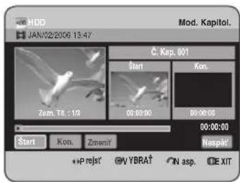 HDD JAN/02/2006 13:47 Mod. Kapitol. C. Kap. 001 Start Kon. Zem. T4.113 00:00:00 00:00:00 00:00:00 Start Kon. Zmemif Naspat' *P rejst' @V YBRAT' N asp. DE XIT