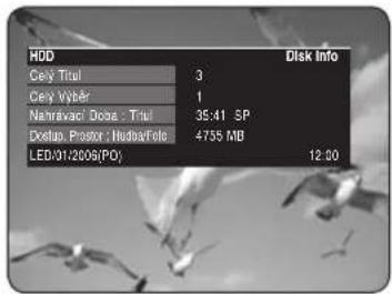 HDD Disk Info Cely Titul 3 Cery Vyber 1 Nanravaci Dose - Titul 35:41 SP Dollar Proser / NudavFola 4755 MB LED/01:2006(PO) 12:00