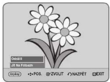 Oddilit Jit Na Fotoszn Anykey POS, ZVOLIT NAZPÉT EXIT