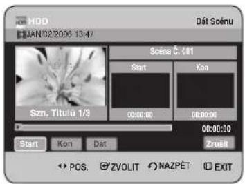 HDD JUAN02/2006 13:47 Dát Scénu Scéna Č. 001 Start Kon Szn. Titulú 1/3 00:00:00 00:00:00 00:00:00 00:00:00 Zvált Start Kon Dát POS. ZVOLIT NAZPÉT EXIT