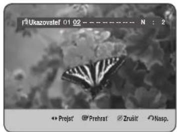 SAMSUNG DVD-HR737 - Pomocou tlačidla ANYKEY - 3