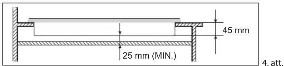25 mm (MIN.) 45 mm 4. att.