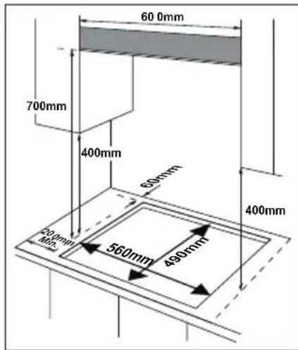 60 0mm 700mm 400mm 60mm 200mm 400mm 560mm 480mm