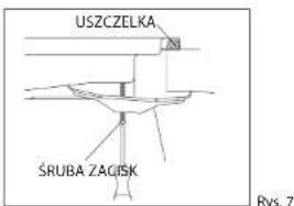 USZCZELKA ŚRUBA ZAGISK Rys. 7