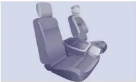 PEUGEOT Partner (2009) - Narovnání opěradla - 2