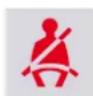 PEUGEOT Partner (2009) - Kontrolka nezapnutéh bezpečnostního pásu řidiče - 1