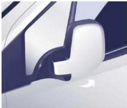 PEUGEOT Partner (2009) - Vnější zpětná zrcátka s elektrickým ovládáním - 1