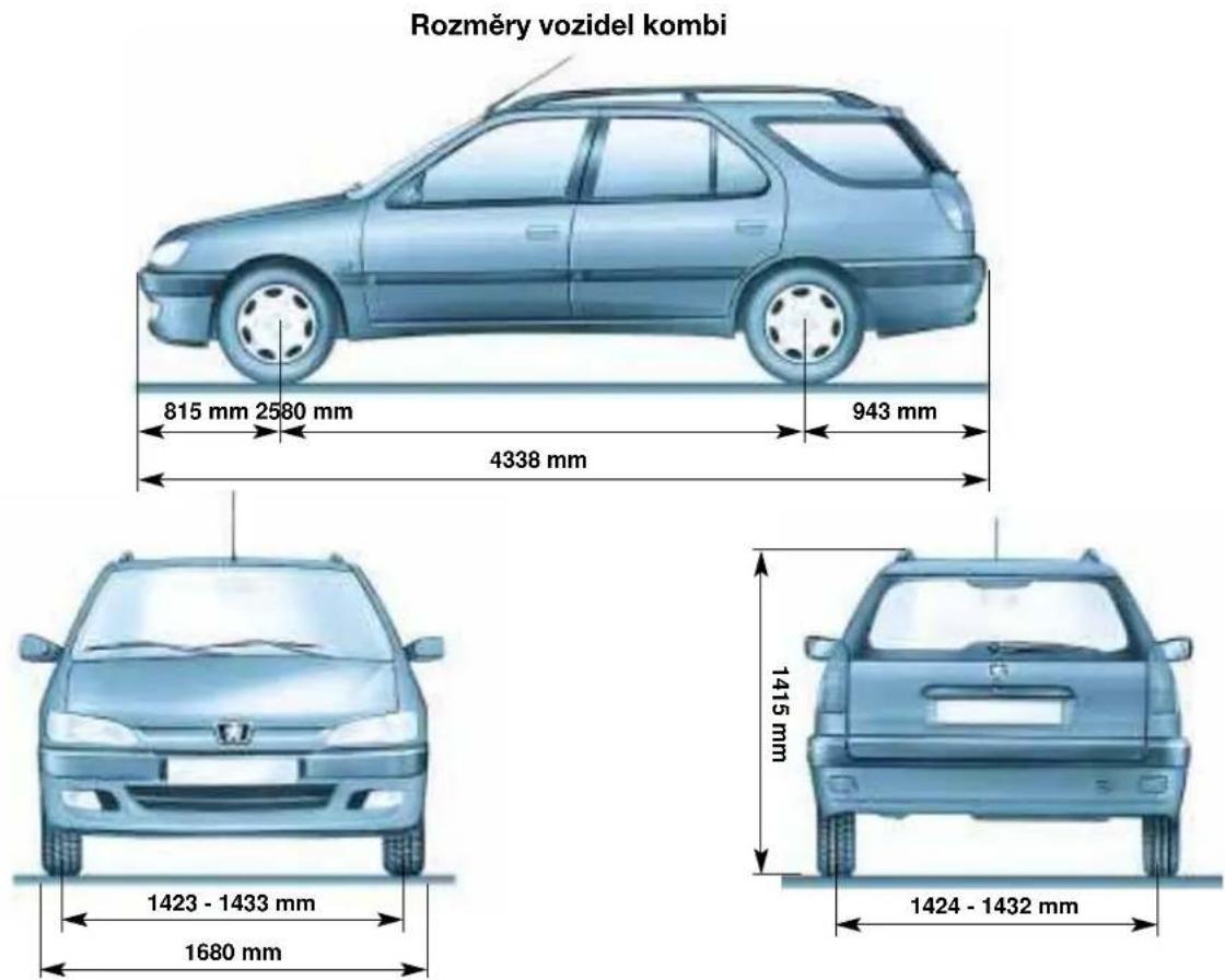 PEUGEOT 306 Break (2002) - TECHNICKÉ CHARAKTERISTIKY - 1