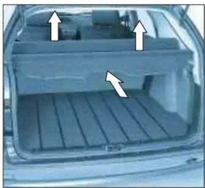 PEUGEOT 306 Break (2002) - Sklopení zadní sedadlové lavice nebo sedadel: - 1