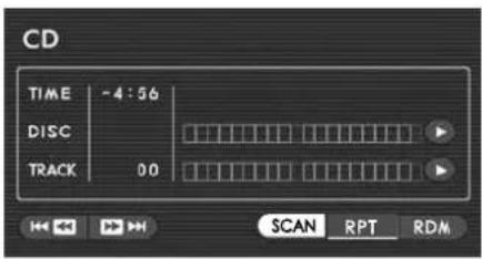 CD TIME -4:56 DISC TRACK 00 SCAN RPT RDM