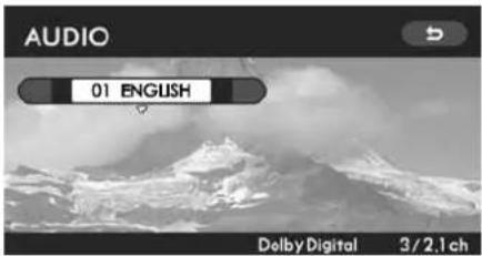 AUDIO 01 ENGLISH Delby Digital 3/2.1 ch