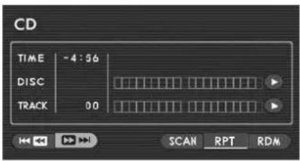 CD TIME -4:56 DISC TRACK 00 SCAN RPT RDM