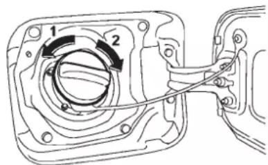 Technical diagram of a mechanical assembly with numbered components and directional arrows indicating motion or flow.