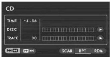 CD TIME -4:56 DISC TRACK 00 SCAN RPT RDM