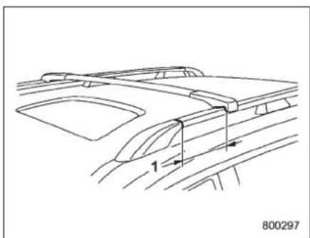 SUBARU Tribeca (2010) - ▽Toinstallthecrossbar Frontcrossbar: - 3