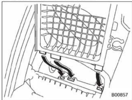 SUBARU Tribeca (2010) - ■Replacingtheaircleaner element - 2