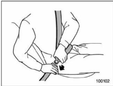 SUBARU Tribeca (2010) - ▼Third-rowseatbelt(7-seatermodels) - 1