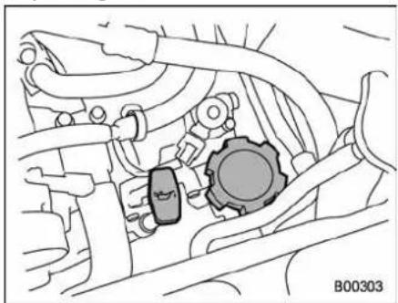 SUBARU Tribeca (2010) - ■ Checkingtheoillevel - 1