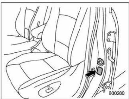 SUBARU Tribeca (2010) - ▼Recommendedcoldtireinflationpressure - 1