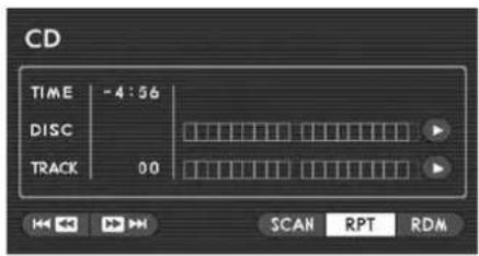 CD TIME -4:56 DISC TRACK 00 SCAN RPT RDM