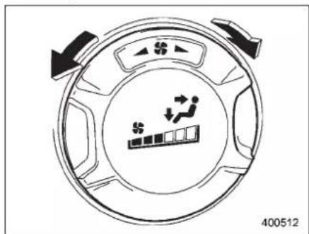 SUBARU Tribeca (2010) - ▼ Fanspeedcontroldial - 1
